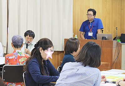 認知症ライフサポート研修の様子